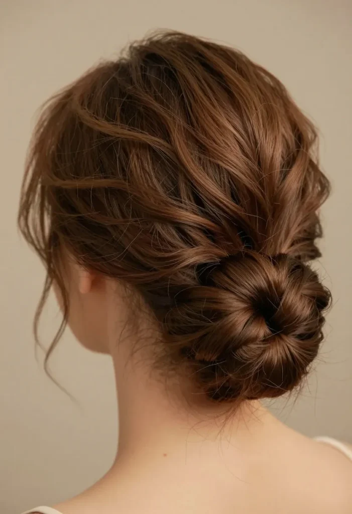 Textured Low Bun Textured Low Bun
