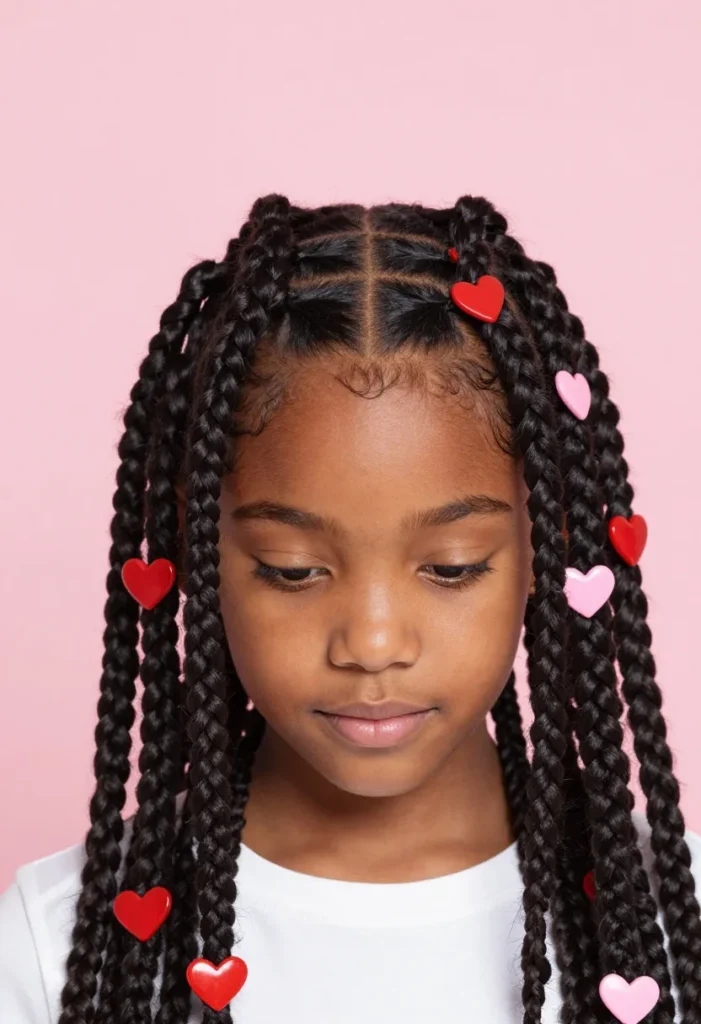 Tribal Braids with a Central Heart Tribal Braids with a Central Heart