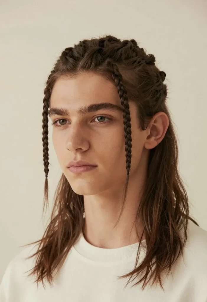 Half-Up Top Knot Twisted Half-Up Style