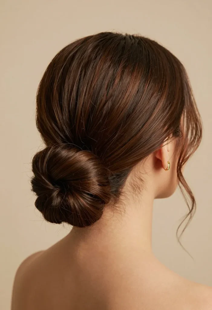 Twisted Low Bun Twisted Low Bun