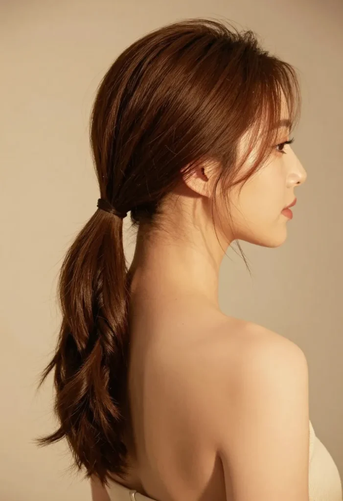 Twisted Low Ponytail Twisted Low Ponytail