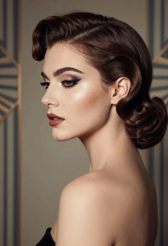 Vintage-Inspired Finger Waves Vintage-Inspired Finger Waves