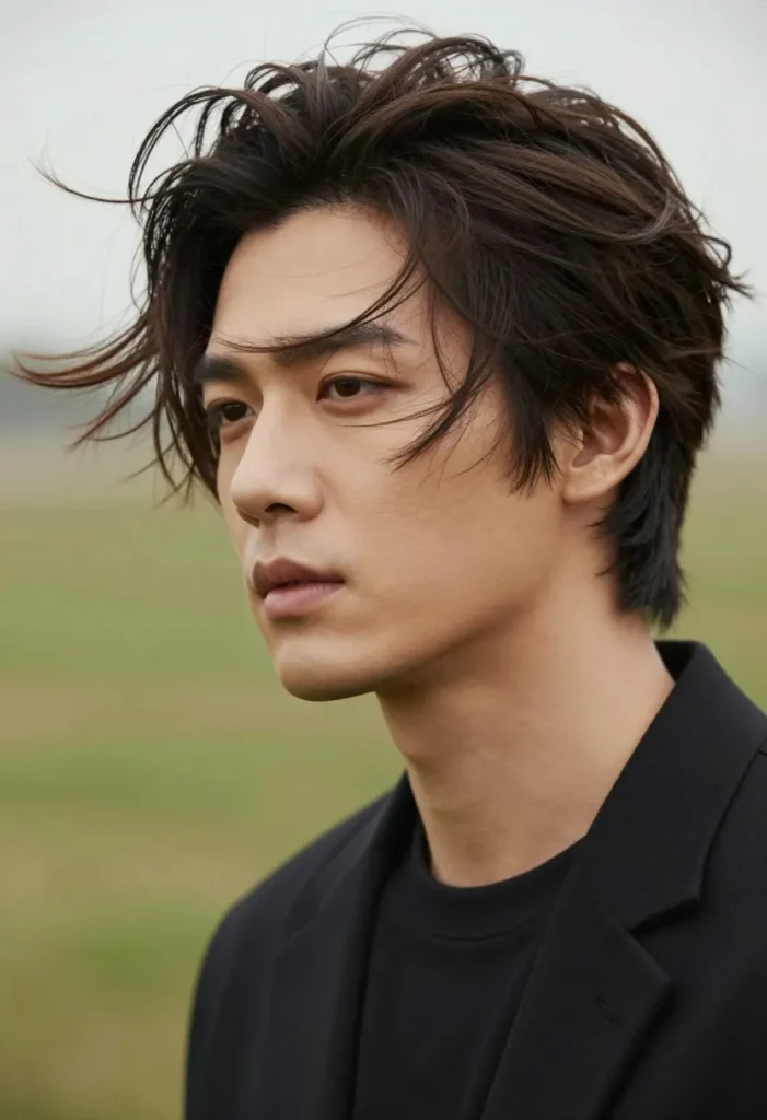 Windswept Flow with Side Part Windswept Flow with Side Part