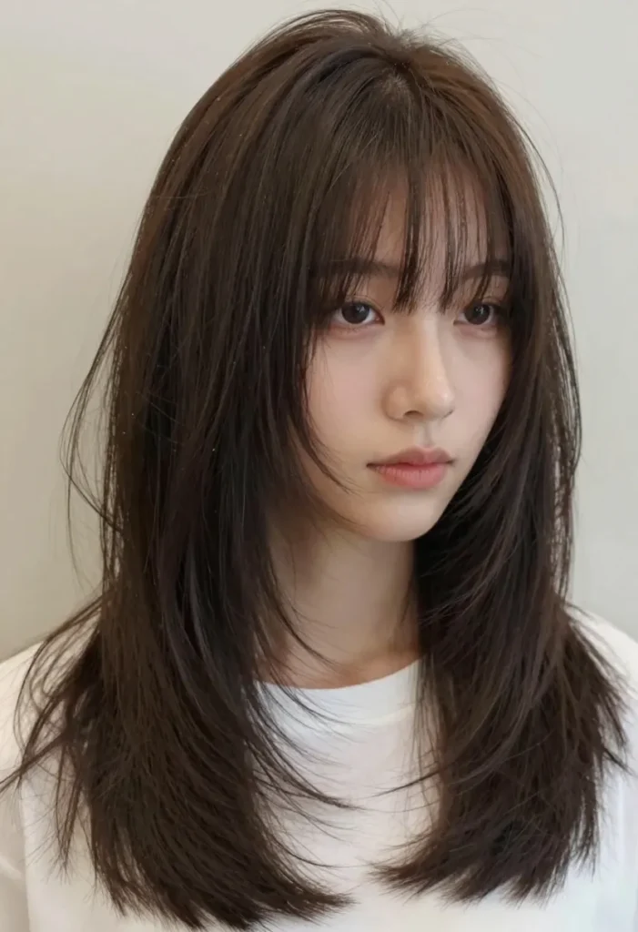 Wispy Curtain Bangs for Straight Hair Wispy Curtain Bangs for Straight Hair