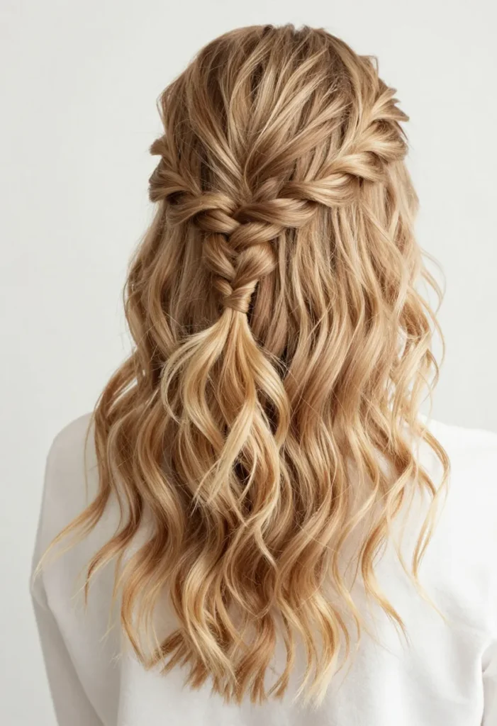 Dutch Braid with Waves Dutch Braid with Waves