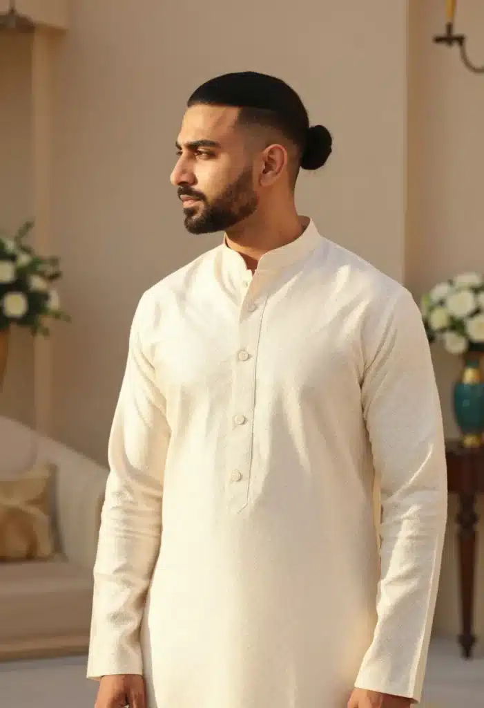 Elegant Man Bun Fade Elegant Man Bun Fade