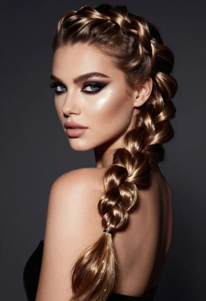 Glam Dutch Braid Glam Dutch Braid