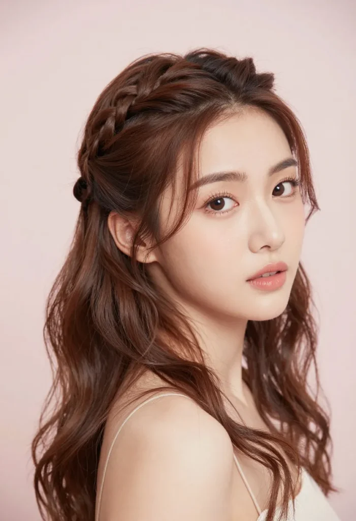 Half-Up Crown Braid Half-Up Crown Braid
