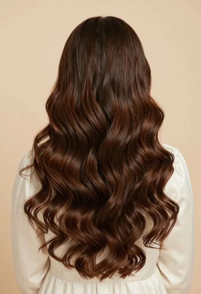 Layered Hair with Soft Curls Layered Hair with Soft Curls