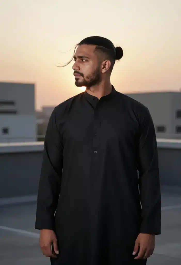 Modern Fade Man Bun Modern Fade Man Bun