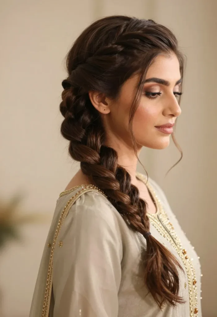 Side-Swept Dutch Braid Side-Swept Dutch Braid