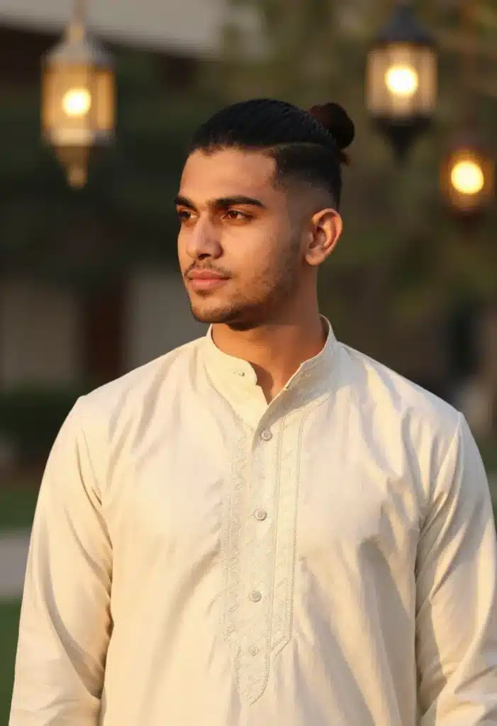 Stylish Man Bun Fade Stylish Man Bun Fade